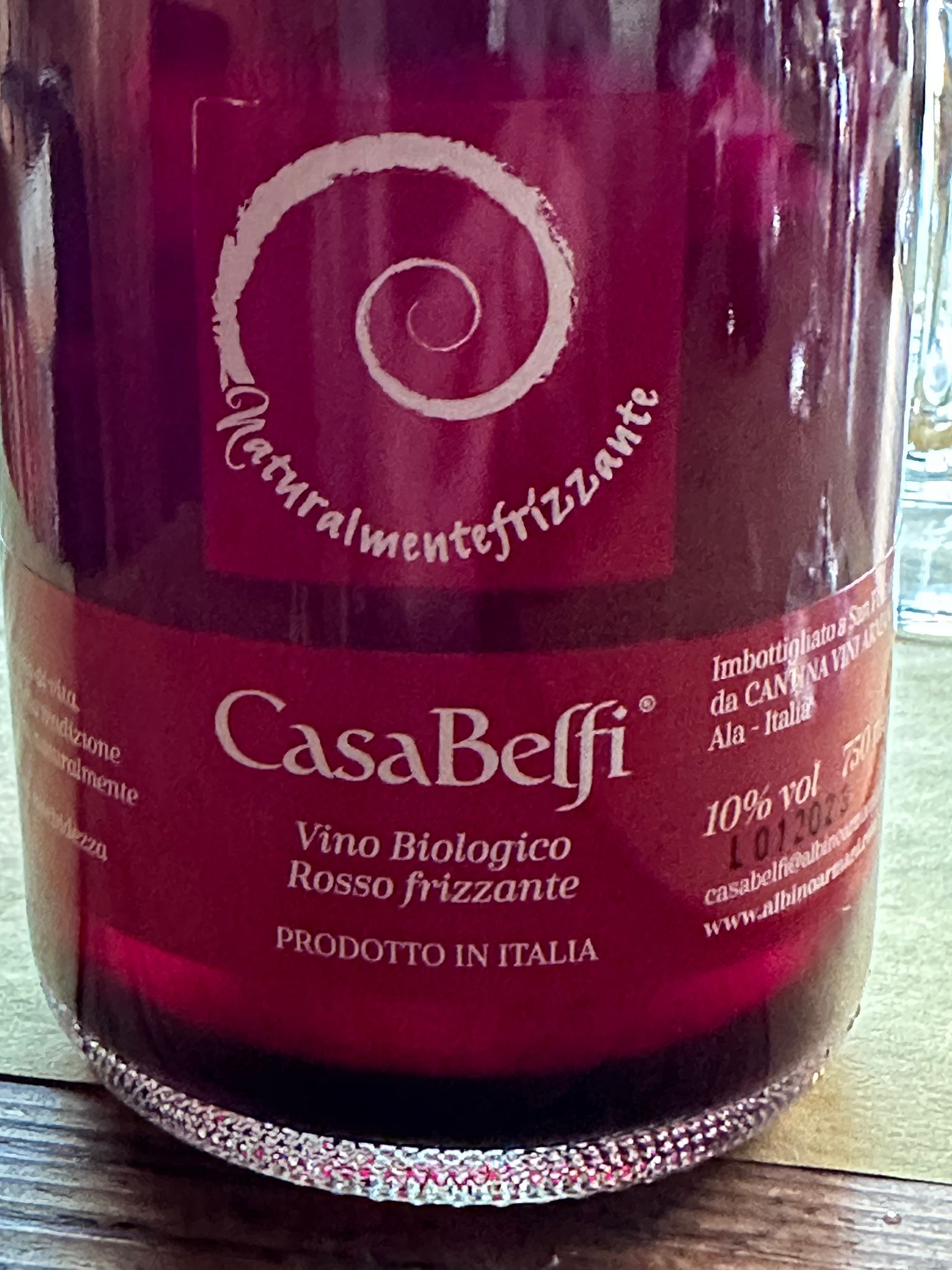 Casera Frontin a Beux 2023 per la promozione del territorio, un vino di Casa Belfi