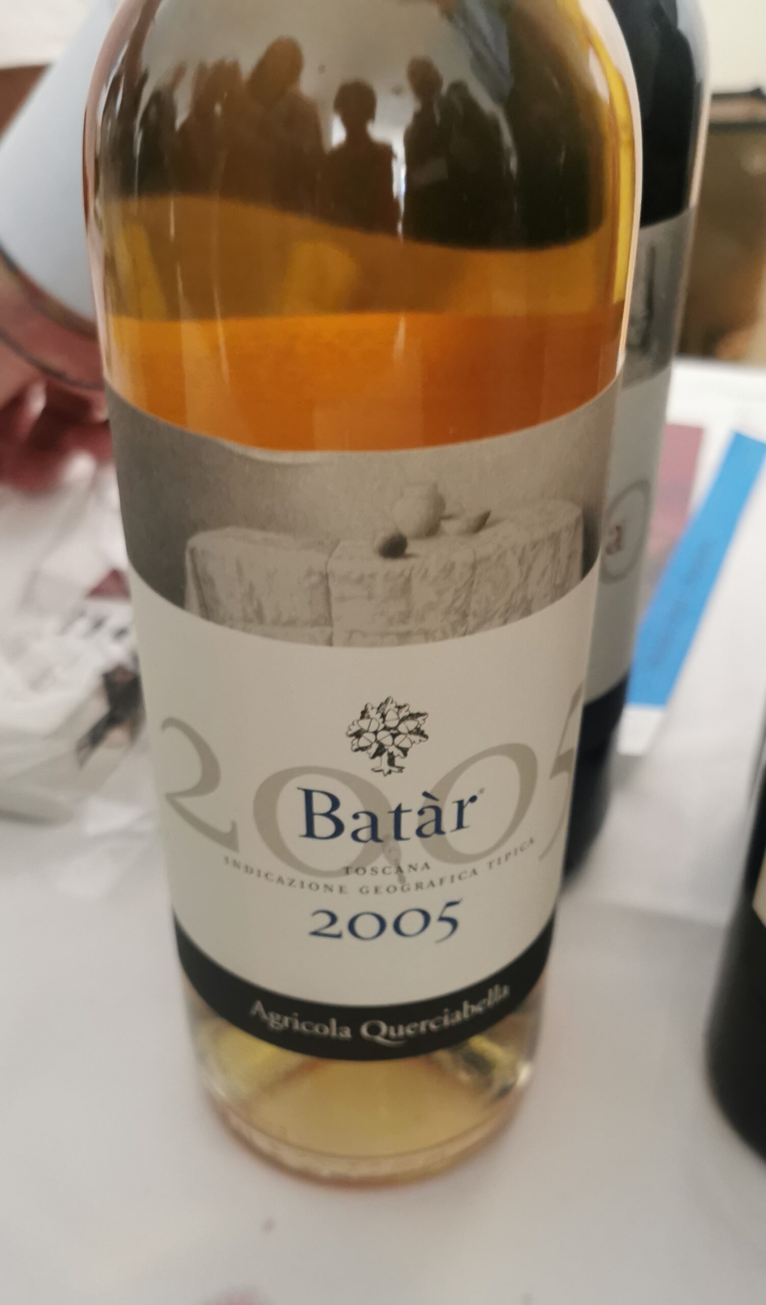 Batàr 2005- Chardonnay, Pinot Bianco-Querciabella, articolo: Terre di Toscana 2024, un viaggio di assaggi tra i macerati, foto dell'autrice