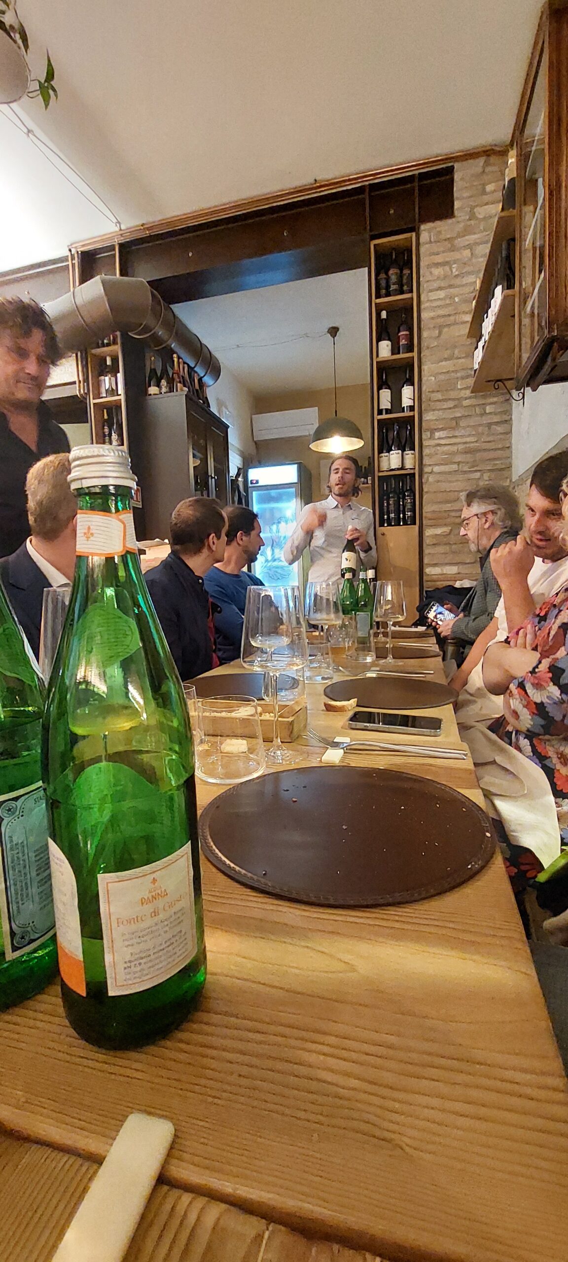 Brassica Osteria Contemporanea 2024, delizioso percorso, Fabio Caputo durante la cena di Podere Pellicciano, foto di Carol Agostini