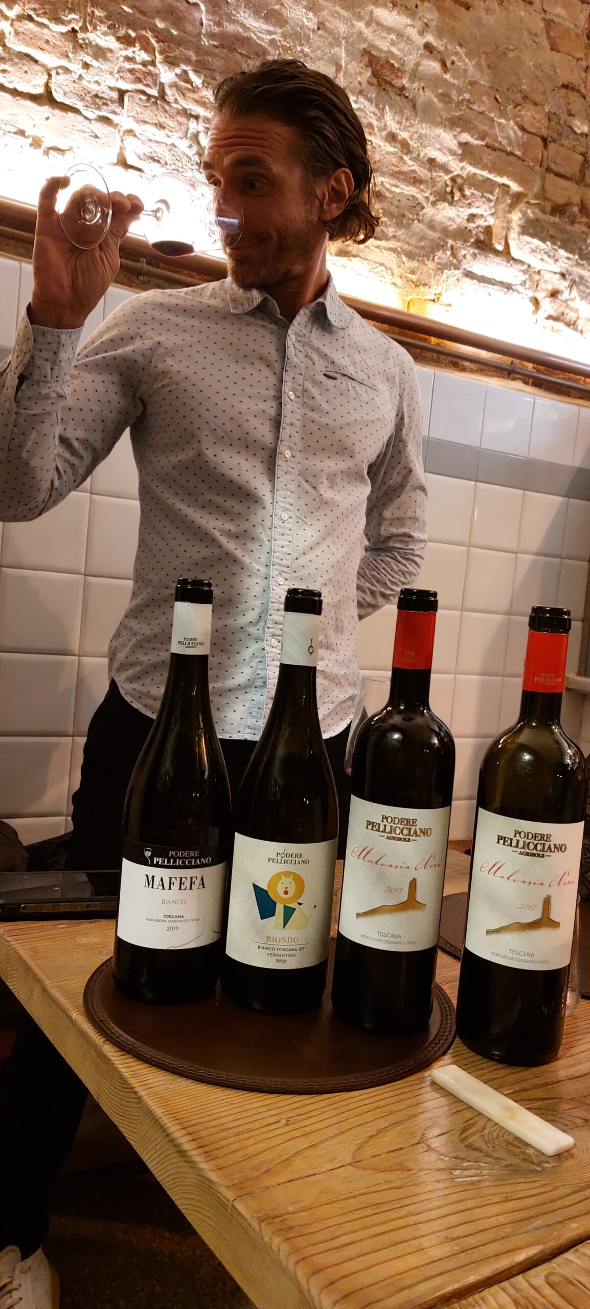 Podere Pellicciano 2024, casa, vigne, famiglia, ultra vite, Fabio Caputo e lineup degustata durante il press-tour organizzato da Claudia Marinelli