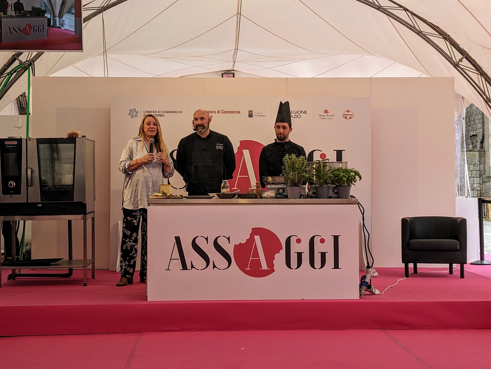 Assaggi 2024, alla scoperta dell'enogastronomia Laziale, foto dell'autrice, show cooking