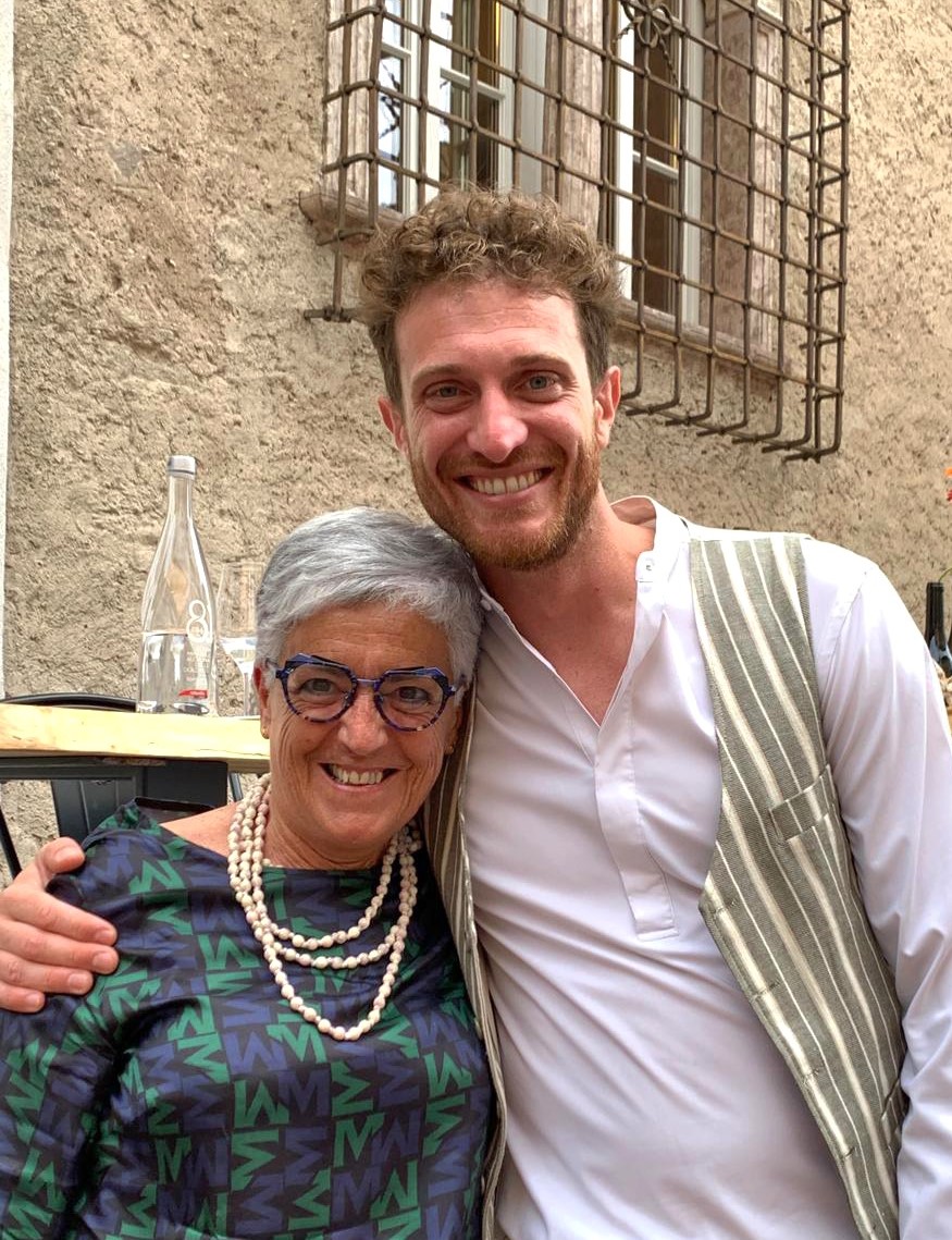 Rosaria Benedetti con Andrea Amadei, articolo: 37° Rassegna MÜLLER THURGAU, autentico vino di montagna, foto dell'autrice