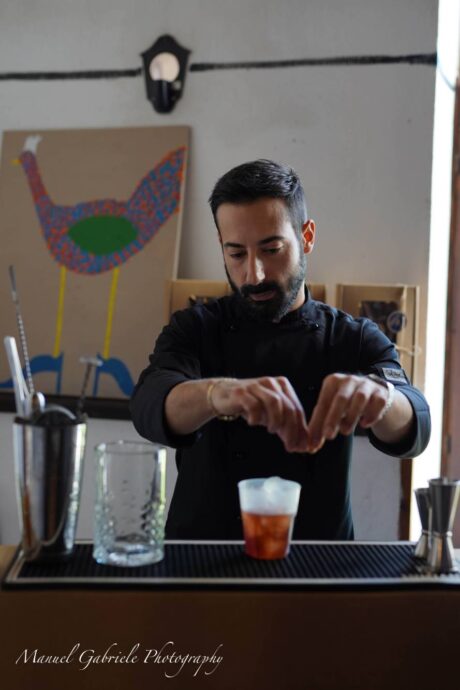 Alessandro Silvi, abile Bartender innovativo e creativo 2024, foto di Manuel Gabriele Lampasona