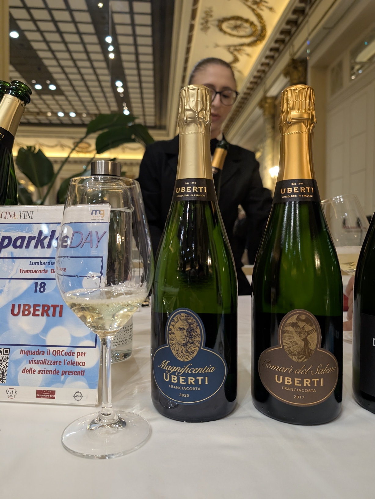 Sparkle 2025 vini spumanti secchi italiani di successo, foto dell'autrice, i vini della Lombardia