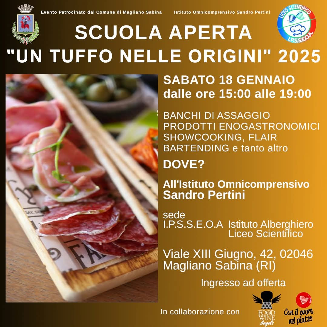 Scuola aperta 2025: esclusivo evento a Magliano Sabina, locandina evento