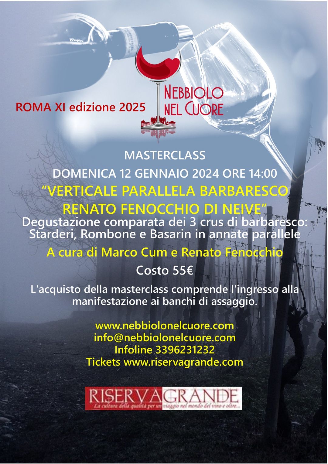 Nebbiolo Nel Cuore 2025: Esclusivo evento tematico a Roma, foto da comunicato stampa