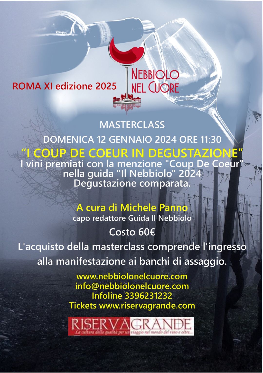 Nebbiolo Nel Cuore 2025: Esclusivo evento tematico a Roma, foto da comunicato stampa